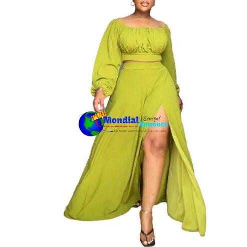 2 Piece Skirt Sets African Dresses For Women Nigeria Turkey Africa Clothes Office Lady Dress Dashiki Ladies Ankara Female Dress