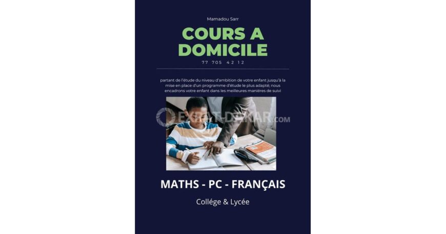 Cours particulier PC MATH FRANCAIS