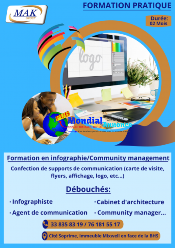 Formation infographie/community management