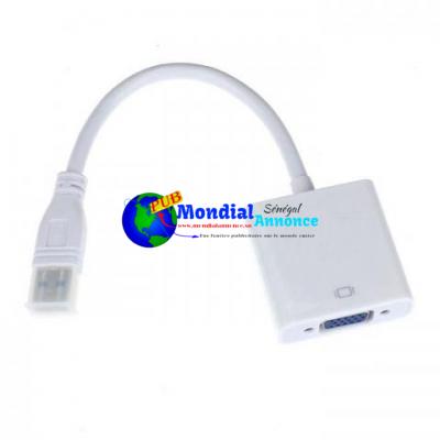 Adaptateur Convertisseur USB 3.0 vers HDMI – Blanc