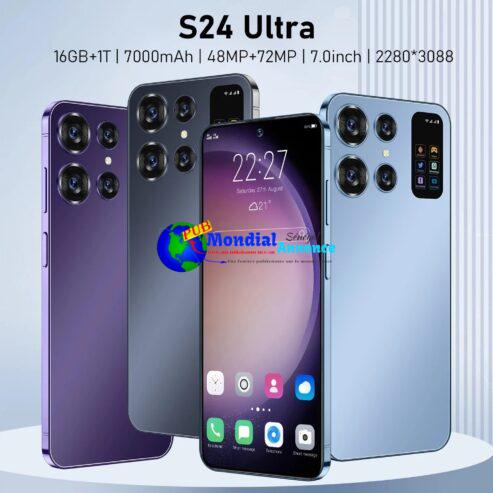 2023 New Original S24 Ultra 7.0 Inch HD Screen Smartphone 7000Mah 16GB+1TB 5G Dual SIM Celulares Android 13 Face Unlick