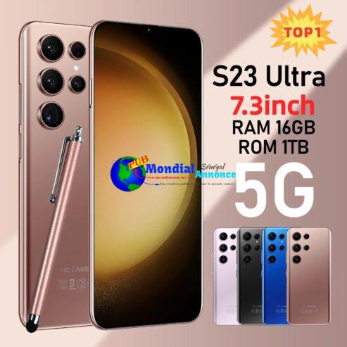 2023 New S23 Ultra 5G Smartphone 7.3 Inch Full Screen Telephone 16GB+1TB 4G Mobile Phones Global Version Android 13 Cell Phone