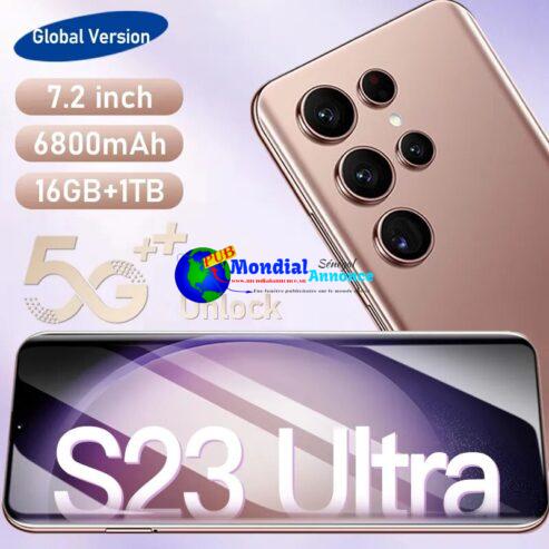 2023 New Unlocked S23 Ultra Phone 7.2 Inch Full Screen Smartphone 6800mah cell phone 16GB+1TB 5G Global Version mobile phones