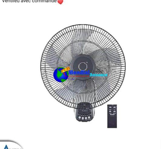 Ventilateur evernal avec commande