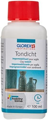 Glorex 6 8079 50 Tondicht – imperméabilisant pour Argile 100 ml , transparent