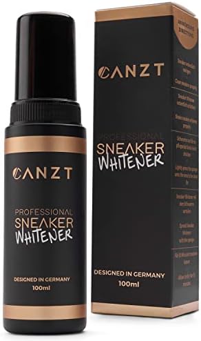 Canzt Professional Sneaker Whitener – Le Premium Shoe Whitener, qui ravive les chaussures et semelles blanches | Cirage liquide pour sneakers et chaussures blanches