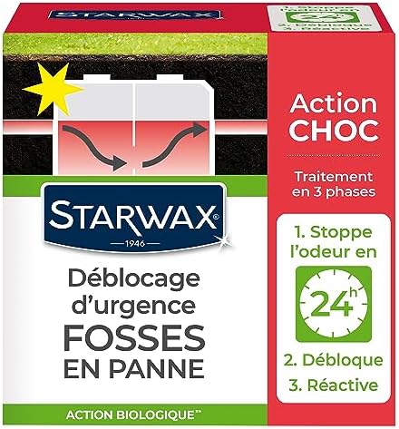 Traitement d’urgence pour fosses bloquées Starwax