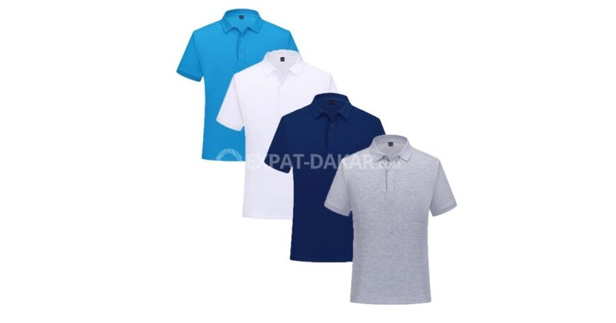 Lot de 4 polo classique