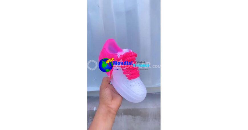 Air Force 1 Rope Laces Pink