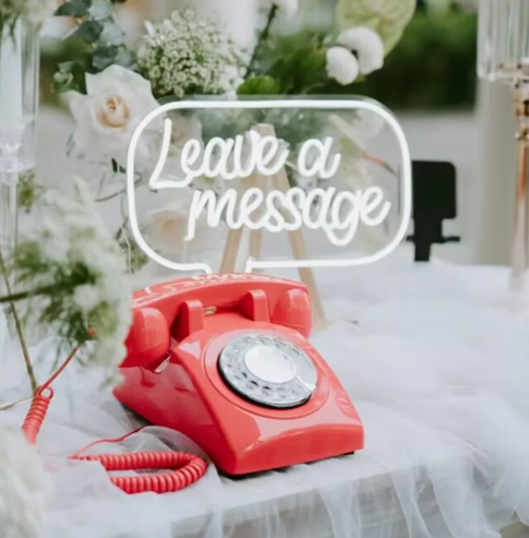 Audio Guestbook Phone For Wedding Party Gathering Blessing Message To Commemorate Wedding Pink Wedding Guest Book Telephone