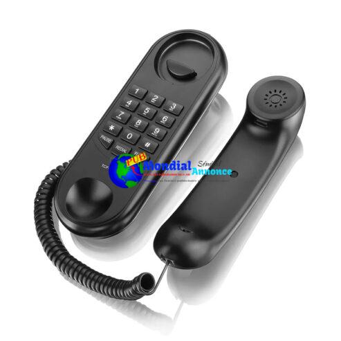 Corded House Phones Landline Wall Mountable Landline Telephone Adjustable Ringtone Volume Home Office Desktop Corded Landline