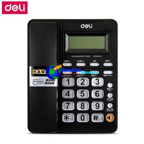 Deli 792 seat type telephone set corded telephone 3.0\