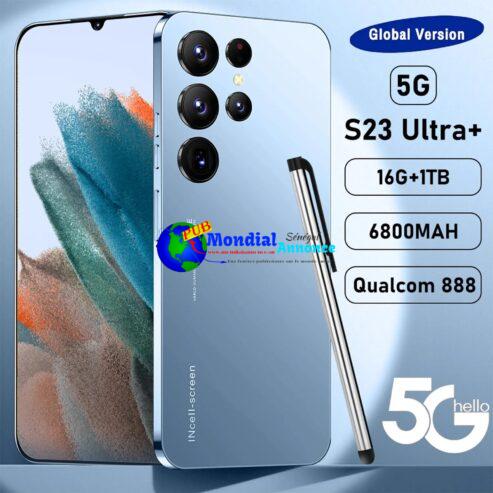 Global S23 Ultra New Smartphone Android Telefone 6800mAh 16+1TB 6.8inch HD Screen Cell Phone Pro Camera 5G Mobile Phones Unlock