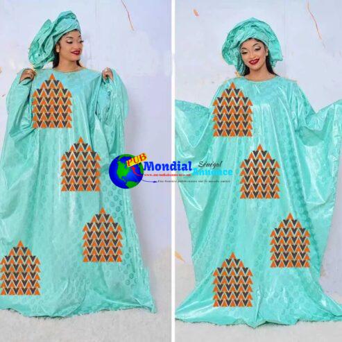 Large Size Bazin Riche Long Dresses For African Women Wedding Ceremony Top Quality Bazin Riche Dashiki Robe Colorful Clothing