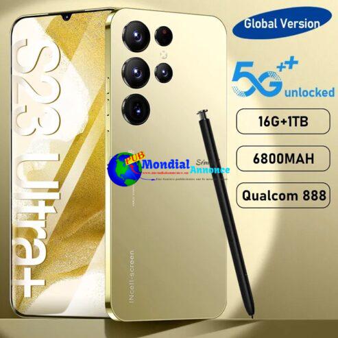 New 3G 4G 5G smart phone original s23 ultra+ Android smartphone 5g Cellphones 16G+1TB mobile phone 6.8inch unlocked smartphones