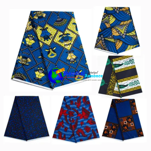 New Guaranteed Veritable Wax 100% Original Real Prints Batik Dutch Wax Crafts Patchwork Decoration DIY Nigeria Women Style Dress