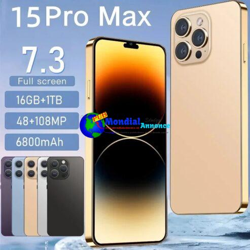 New Original For 15 Pro Max Smartphone 7.3Inch Full Screen Global Version Face ID 5G Cell Phone 16G+1TB 7800mAh Mobile Phones