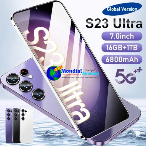 New s23 ultra smartphone unlocked smartphone phone android 6800mAh cell phone 7.0 HD screen cellphones 5g original phone mobile