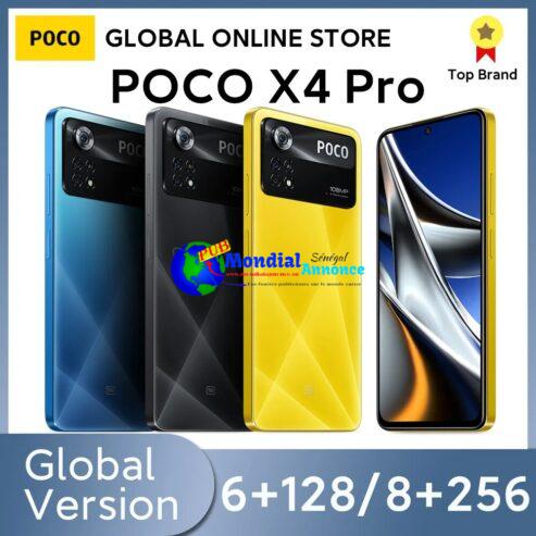 POCO X4 Pro 5G Telephone 108MP Triple Camera 120Hz Amoled screen 67W turbo charging Snapdragon 695 Global Version