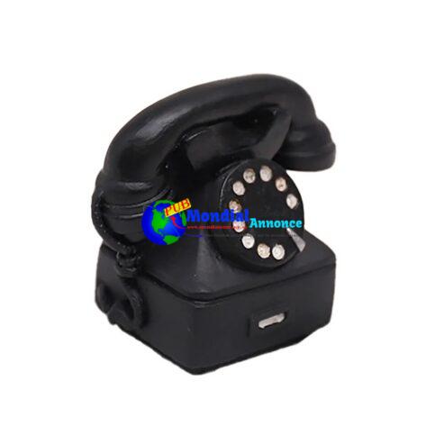 Vintage Style Telephone Model Ornament Retro Resin Home Decor Crafts Radio Printer Piano Phonograph Old Telephone Props