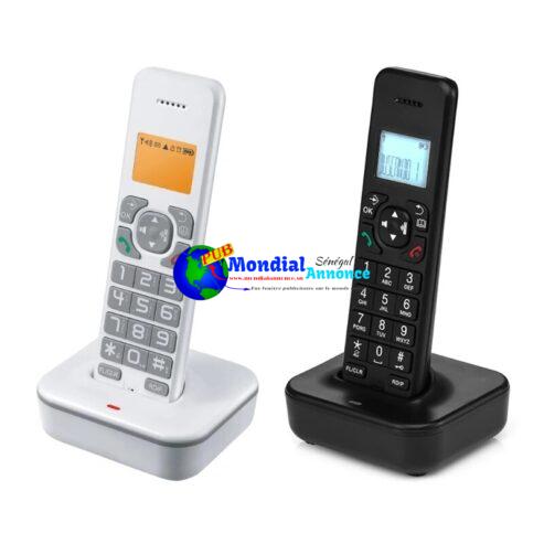 Wireless Telephone Set Fixed Landline with Caller  and Number Storage Backlit