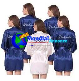 new bride’s babe bridal robes navy robe hen party getting marrried gift babe of honor bridesmaid kimono bride robes