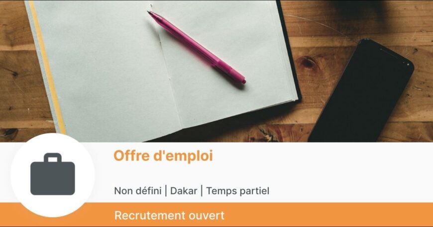 Offre d'emploi