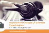 RECRUTEMENT CHARGES DE CLIENTELE EXPERIMENTES