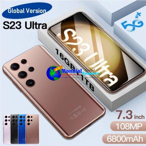 s23 ultra original phone 5g mobile phones unlocked smart phone Camera cell phone 6800mAh telefone 16G+1TB phones smartphones
