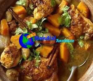 North African chicken tagine