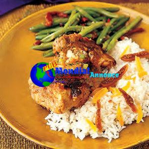 African Rooster in Peanut Sauce