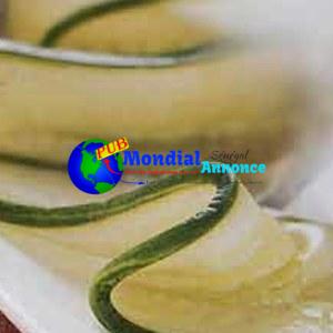 Salade asiatique de ruban de concombre