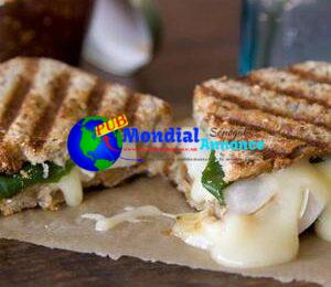 Panini Brie, Figues Et Poire Asiatique