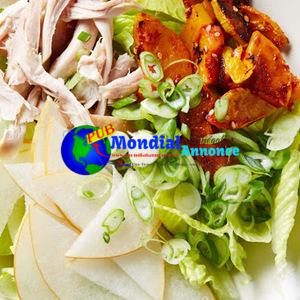 Recettes de salade de coq et poire asiatique