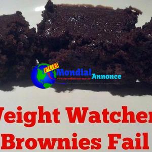 Les brownies de Weight Watchers échouent