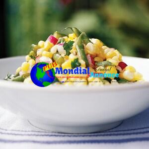 Salade de maïs et haricots verts