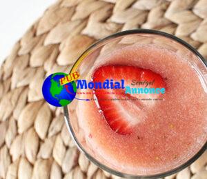 Recette Agua Fresca aux fraises et cantaloup au thym