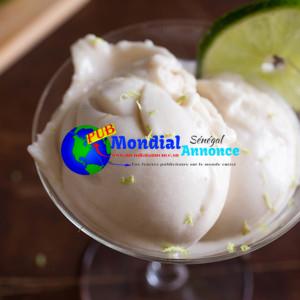 Recette de glace végétalienne à la noix de coco, au citron vert et au rhum