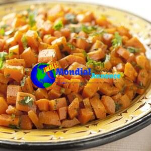 Salade marocaine de carottes crues