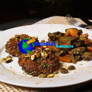 Burgers épicés marocains aux pistaches