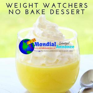Dessert Weight Watchers au citron