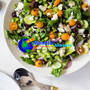 Salade grecque aux edamames