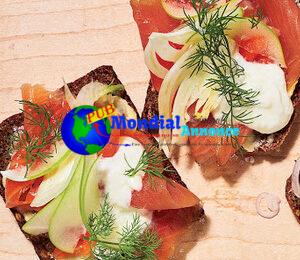 Recettes de saumon fumé Smørrebrød