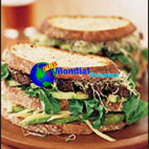 Club Sandwichs Aux Portobello Rôtis Et Aux Légumes