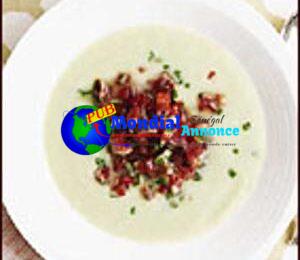 Soupe De Concombre Avec Tartare De Thon Poêlé