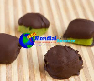 Recettes de bouchées glacées au chocolat et à l'avocat