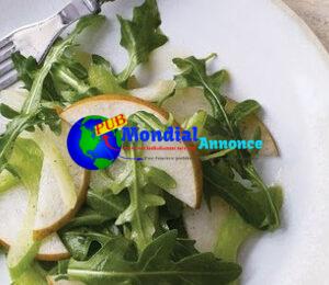 Recettes de salade asiatique de poires, de céleri et de roquette