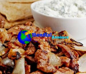 Souvlaki de porc aux recettes de Tzatziki