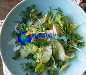 Salade asiatique de poires