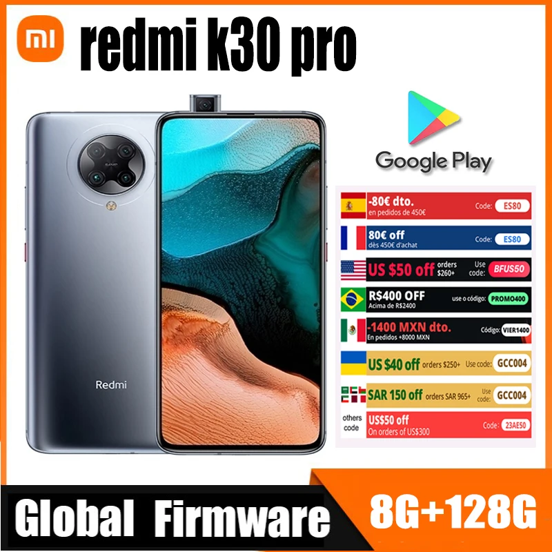 Xiaomi Redmi K30 Pro 5G Smartphone 6.67 inches Snapdragon 865 5G Global ROM